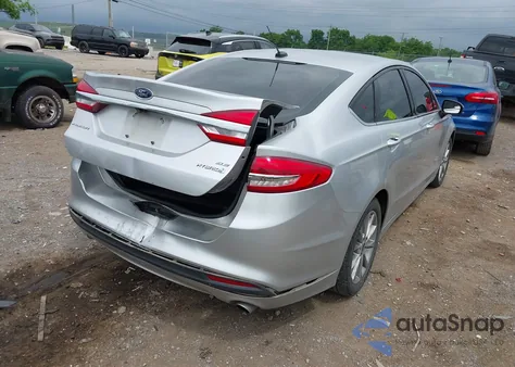 2017 Ford Fusion Hybrid Se from USA, damaged, VIN 3FA6P0LU6HR357026
